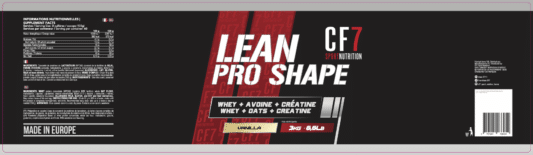 LEAN PRO SHAPE- WHEY-AVOINES- CRÉATINE 3KG – Image 4