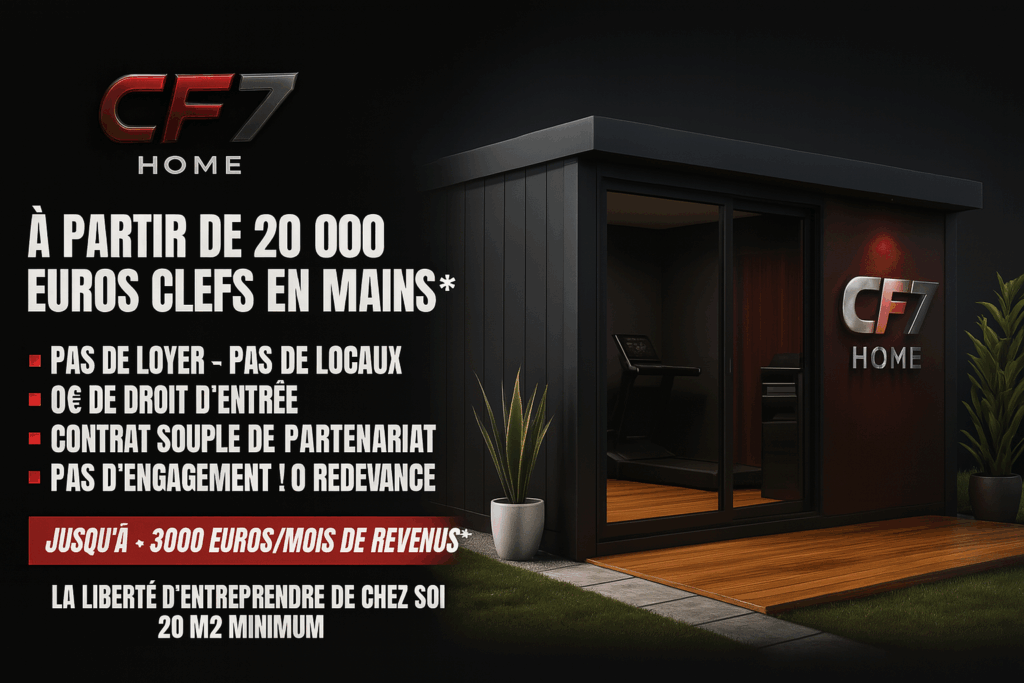 studio fitness dans le jardin, entreprendre depuis chez sois