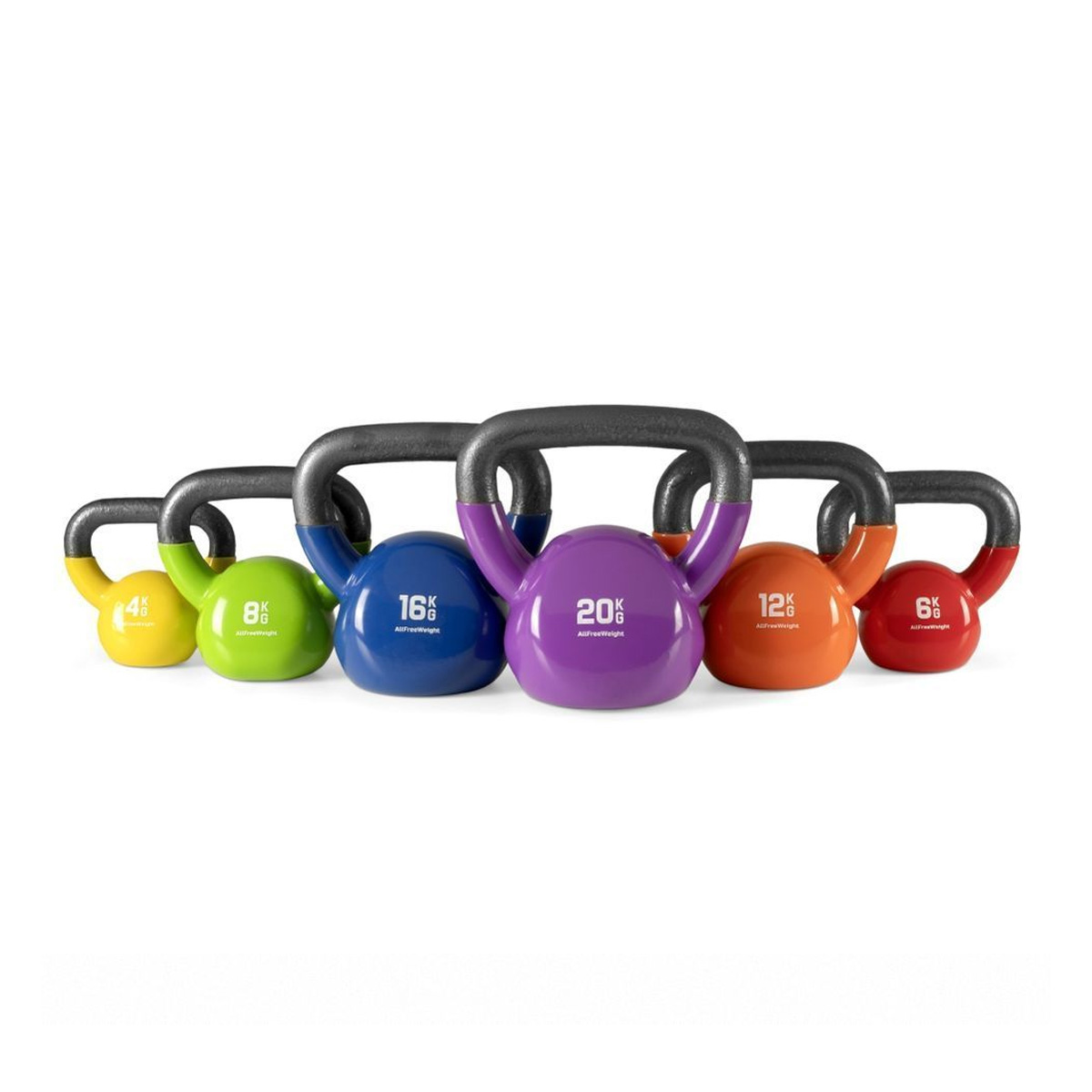 Kettlebells en Vinyle de 4 à 20 kg 19180 All Free Weight