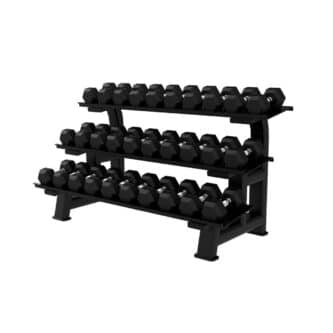 Rack Haltères Hexagonales AFW Hex 3 Plateaux