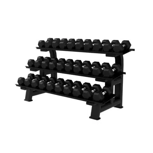 Rack Haltères Hexagonales AFW Hex 3 Plateaux