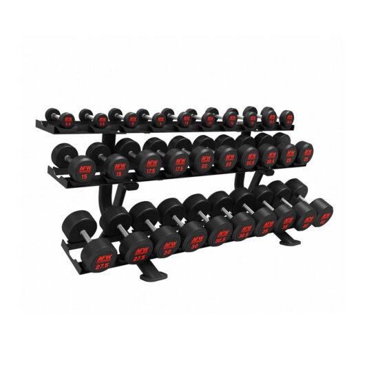 Rack Haltères 3 Étagères 942109 All Free Weight