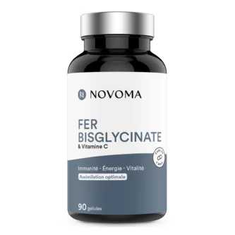 FER BISGLYCINATE + VITAMINE C NOVOMA