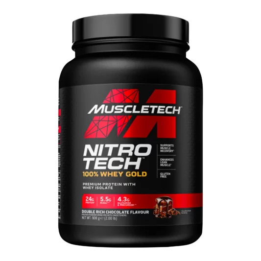 NITRO TECH 100% WHEY GOLD MUSCLETECH Double chocolat