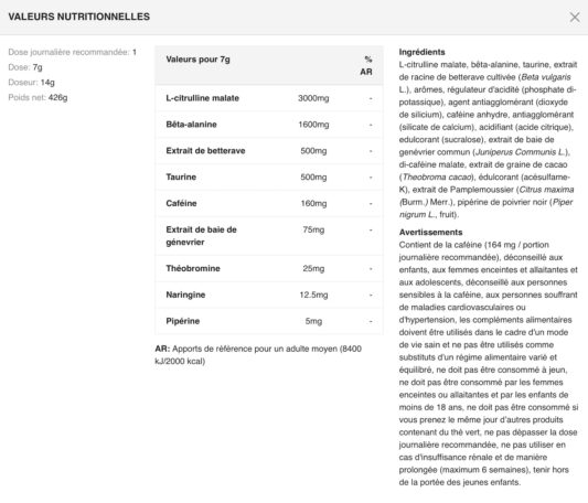 Valeurs-nutritionnelles-TOTAL-WAR-REDCON1-BLUE-LEMONADE