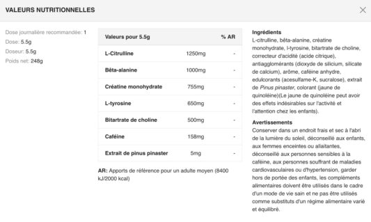 Valeurs-nutritionnelles-Jack3d-Lemon-lime