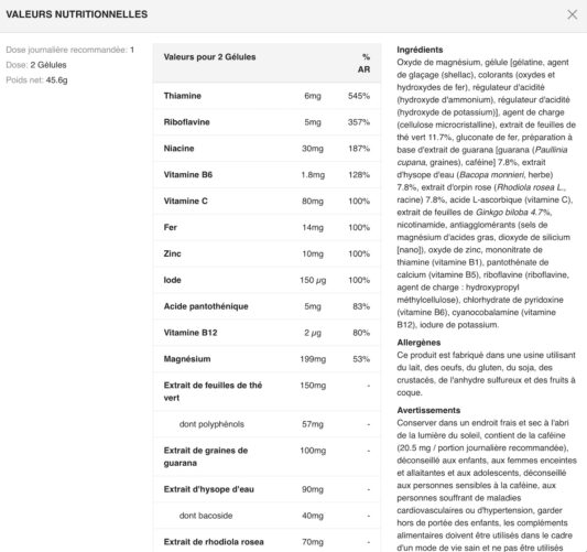 Valeurs-nutritionnelles-NEURO-BIOTECH-USA