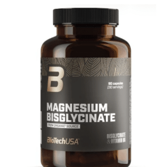 MAGNESIUM BISGLYCINATE & VITAMINES B6 – 90 GÉLULES – BiotechUSA