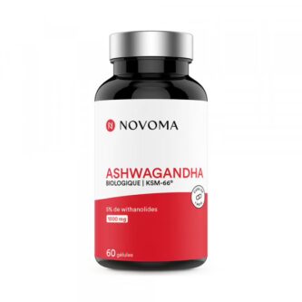 ASHWAGANDHA BIO – 60 GÉLULES – Novoma